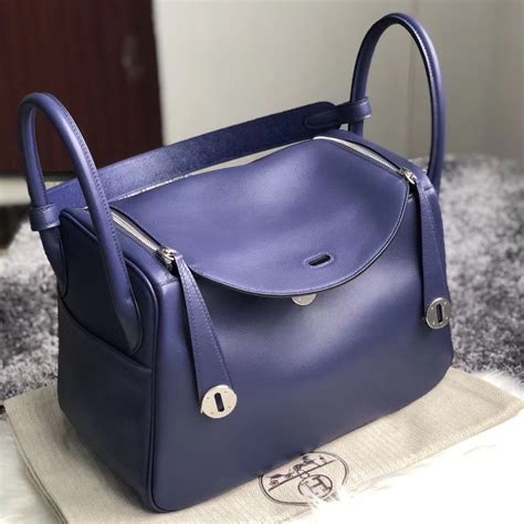 hermes lindy blue encre